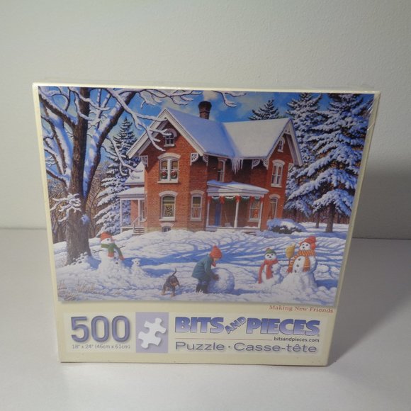 BITS AND PIECES New 500 Piece Puzzle New Friends - Picture 1 of 7